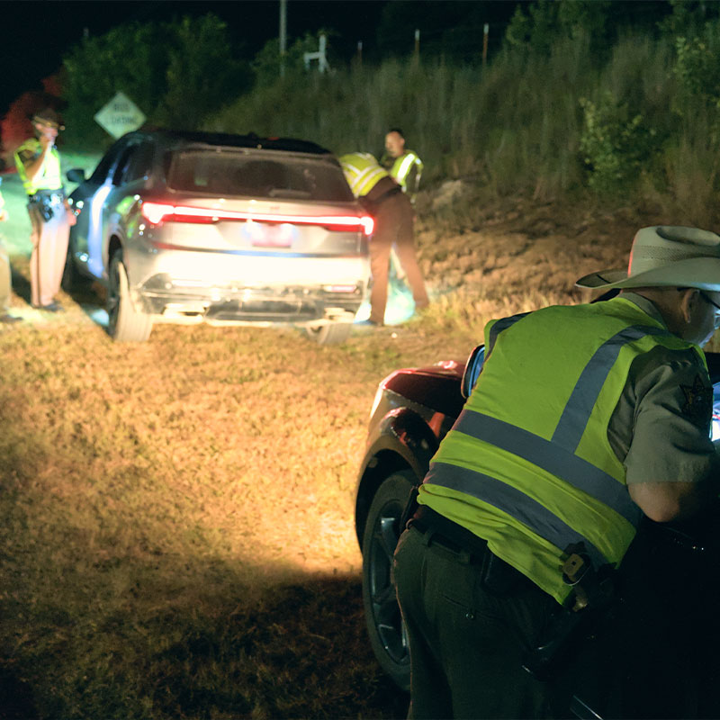deputy at traffic stop